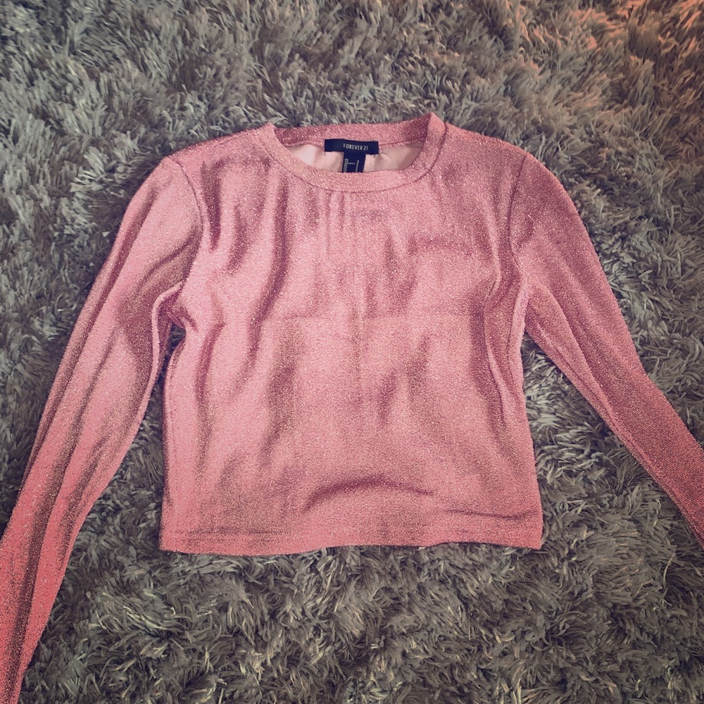 Sparkly Pink Top